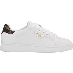 Guess Renzy Debossed Logo Low-Top W - White Graffiti