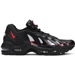 Nike Supreme x Air Max 96 M - Black/Speed Red/Clear