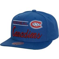 Mitchell & Ness Montreal Canadiens Retro Lock Up Snapback Hat - Blue