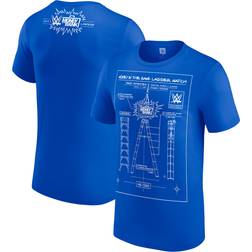 WWE Money In The Bank 2023 Blueprint T-Shirt – Blau – Herren