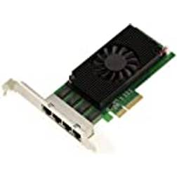 Aucune PCIe Card 2.5x4 LAN Gigabit Ethernet 4 Ports RJ45 Quad Chipset Intel I225 - NIC 10 100 1000 2500 1G 2.5G - High Low Profile