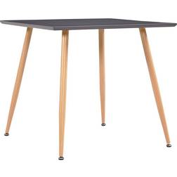 vidaXL MDF Gray /Oak Dining Table 80.5x80.5cm