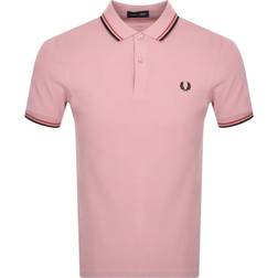 Fred Perry Twin Tipped Polo Shirt - Pink/Red/Black