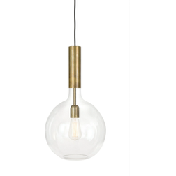 Konsthantverk Rosdala Brass/Clear Pendant Lamp 30cm