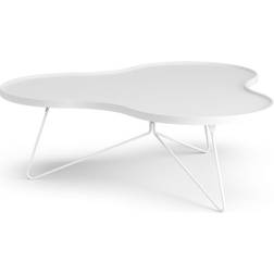 Swedese Flower Ash White Glazed Coffee Table 107x114cm