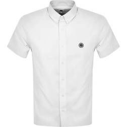 Pretty Green Oxford Short Sleeve Shirt - White