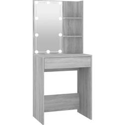 vidaXL 60x40x140cm Gray Sonoma Oak Dressing Table 40x60cm