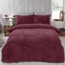 Brentfords Teddy Duvet Cover Purple (260x220cm)