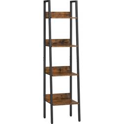 Vasagle 4-Tier Brown/Black Book Shelf 140cm