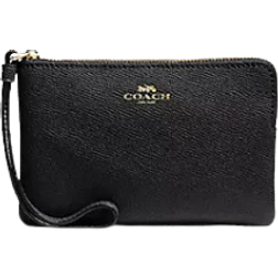 Coach Outlet Corner Zip Wristlet - Gold/Black