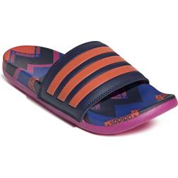 Adidas Adilette Comfort Sandals Night Indigo Semi Solar Red Royal Blue 4,5,6,7,8,9,10