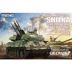 Meng Russian ZSUScale23Scale4 Shilka Self Propelled AntiScale Aircraft Gun Model Kit 1:35