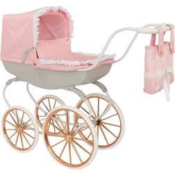 Hti Baby Chic Bella Rosa Cambridge Dolls Carriage Pram