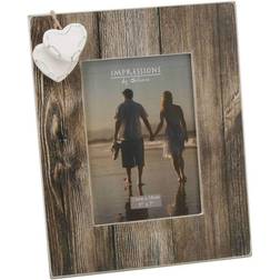 Juliana Juliana Collection Juliana Two Hearts Wooden Photo Frame 5x7"