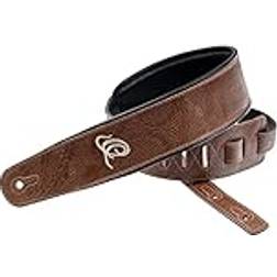 Ortega Custom Series 2 3/4 Wide Guitar Instrument Genuine Leather Strap