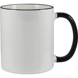 Hobbycraft Black Rim Handle Photo Mug