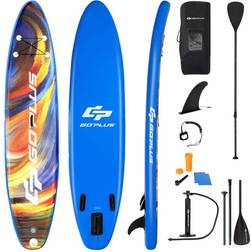 Goplus 10.5 Or 11 Foot Inflatable Stand Up Paddleboard With SUP Accessories Paddle Board