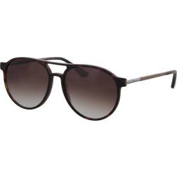 Wood Fellas Woodfellas 11714 CORE Herren-Sonnenbrille Acetate-Gestell, Havanna