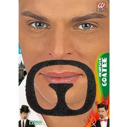 Widmann Goatee rapper goatee accessory 90s 80s 60s pirate rocker fancy dress arab beard artificial false moustache chin fake