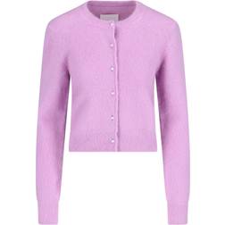 Maison Margiela Purple Cropped Cardigan