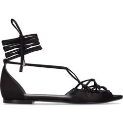 Tom Ford Black Ankle Wrap Sandals IT