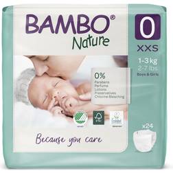 Bambo Nature Premature Size 0 1-3kg 24pcs