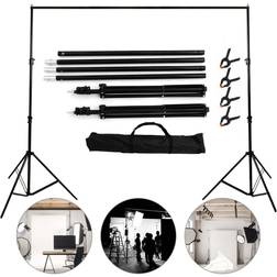 Branded 3x3m photography adjustable background support stand backdrop stand & carry bag