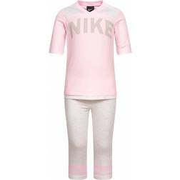 Nike Baby Warm Up Tracksuit - Pink/Grey