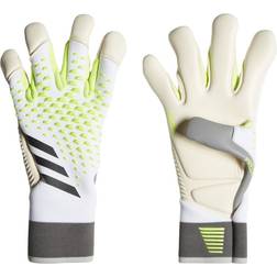 Adidas Equipment Predator Pro Goalkeeper Gloves - White/Lucid Lemon/Black