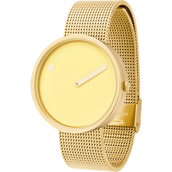 Picto 43330-0920 Gold Medium with Yellow Gold Mesh Band