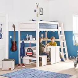 Lifetime Kids Luxury High Sleeper Bed with Slanted Ladder