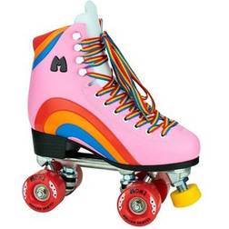 Moxi Rainbow Rider Quad Roller Skates Bubble Gum Pink