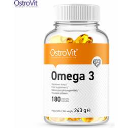 OstroVit omega 3 food supplement fischöl fettsäuren epa dha 90 Stk.