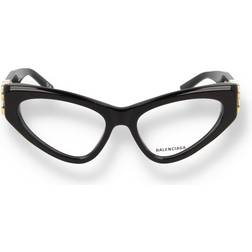 Balenciaga BB0313O 001 Women’s Black Size Free Lenses HSA/FSA Insurance Blue Light Block Available