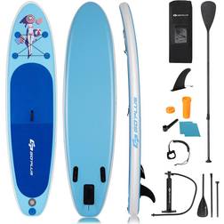 Costway 10 Feet Inflatable Stand Up Paddle Board with Adjustable Paddle Pump