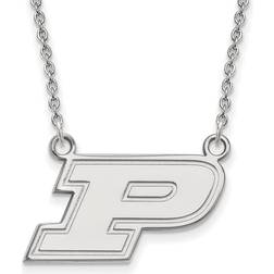 LogoArt Women's Purdue Boilermakers Sterling Silver Pendant Necklace