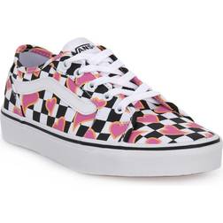 Vans Damen Filmore Decon Sneaker, Hearts Checkerboard Multi/White