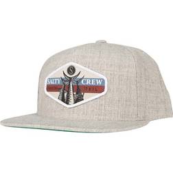 Salty Crew Men's Oatmeal High Tail Snapback Hat