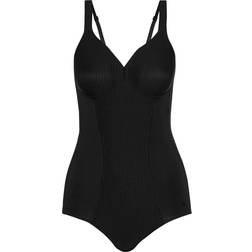 Triumph Damen Moderne blød bomuld Shapewear Body, Schwarz