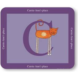 Little Folk Personalised Cat Alphabet Placemat Target the Little Cat