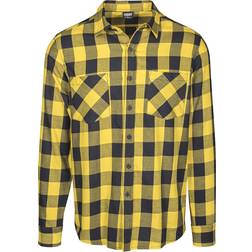 Urban Classics Checked Flanell Shirt Flanellhemd schwarz/gelb S, M, L, XL, XXL, 3XL, 4XL