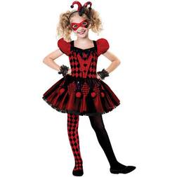 Amscan Girl's Harlequin Cutie Halloween Costume