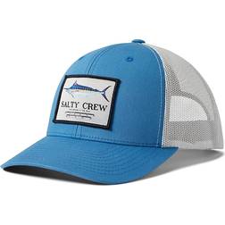 Salty Crew Men's Blue/Silver Marlin Mount Retro Trucker Snapback Hat