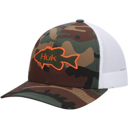 Huk Men's Camo Bass Trucker Snapback Hat