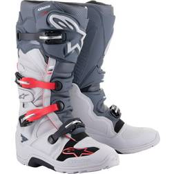 Alpinestars Alpinestars Tech Enduro Mens MX Offroad Boots Light Gray/Dark Gray USA