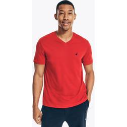 Nautica Mens Premium Cotton V-Neck T-Shirt