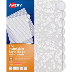 Avery Avery Insertable Style Edge Plastic Dividers Ring