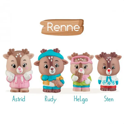 Vulli Timber Tots by Klorofil Renne Family Set of 4 KF700308F