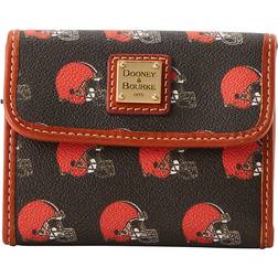 Dooney & Bourke Cleveland Browns Flap Credit Card Wallet