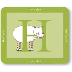 Little Folk Personalised Hippo Alphabet Placemat Splash the Little Hippo